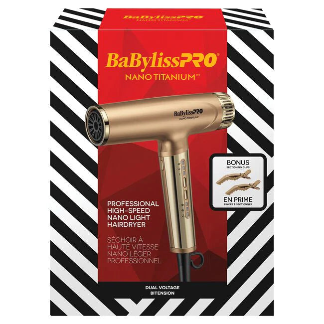 Sèchoir babyliss pro nano titanium